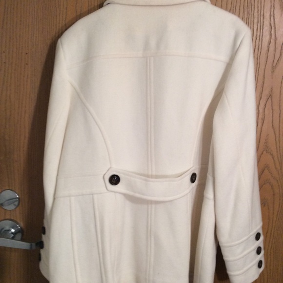 New St. John’s bay women’s white button up coat 2x - Picture 6 of 6